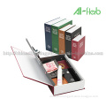 Home Mini Decorative Hidden Hard Steel Dictionary Book Safe Box with Key Lock